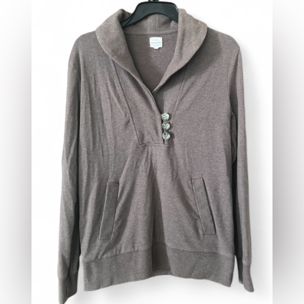 Vintage Banana Republic Heather Brown Knit Top